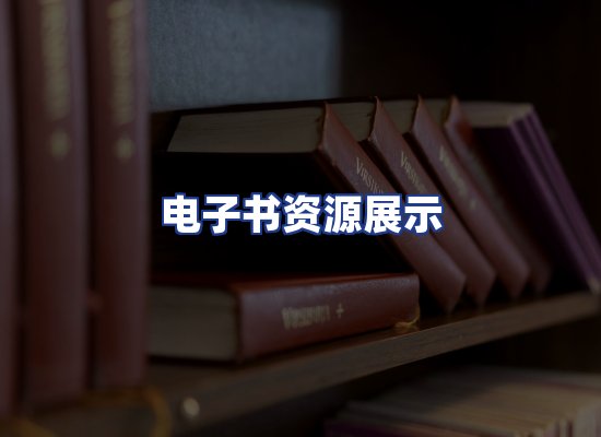 电子书资源展示